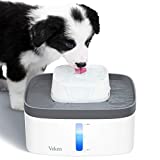 Veken 100oz Pet Fountain, Automatic Cat Water Fountain Dog Water Fountain with LED Lights, 3 Replacement Filters for Cats, Dogs, Multiple Pets